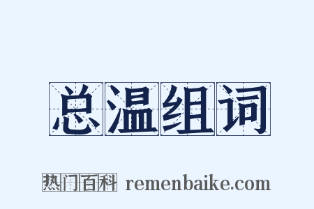 总温组词是什么意思的图片